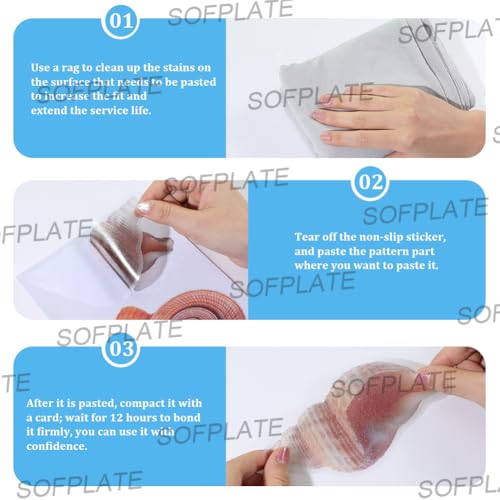 6 Pages Non Slip Bathtub Stickers Bulk Sea Shell Bath Tub Stickers | Includes Plastic Scraper, Self Adhesive Plastic, Ocean Animal Conch Design, Shower Bath Tub Floor Home Decoration - style: Shell 1