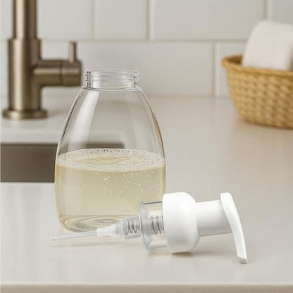 Bar5F Foaming Soap Dispenser Pump Bottle for Dr. Bronner's Castile Liquid Soap 8.5-Ounce Pack of 2 - size: 2-Pack