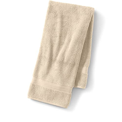Lands' End Supima Cotton 6 Piece Bath Towel Set Bath Sheet, 1 Piece Dark Sand - color: Dark Sand, size: Bath Sheet, 1 Piece