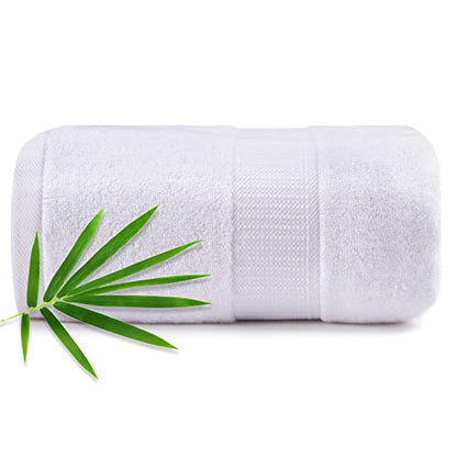 Extra Large Bath Sheets Towel for Body, Adult Kids Baby, and Hotel, Spa,Gym Luxury Super Soft Highly Absorbent Oversized Towels 35" x 70" 1 Pack White