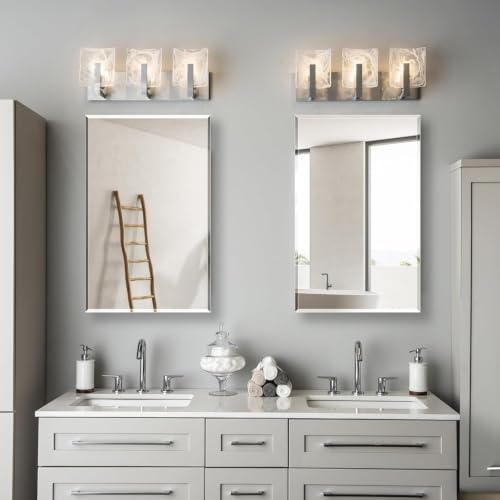 Bathroom Medicine Cabinet with 20"x26" Frameless Beveled Mirror,Recessed or Surface Mount, Space-Saving Storage for Toiletries,White Finish,Easy Installation - size: FMG-CM7005-2026