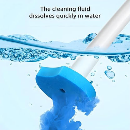 56 Count Disposable Toilet Bowl Wand Refills, Wall-Mounted | Compatible KIRIKIT Brush B0CJPSZT9Y, Built-in cleaner, click-discard, stick-on, no-wash sinks/tiles - color: 56 Wand Refills