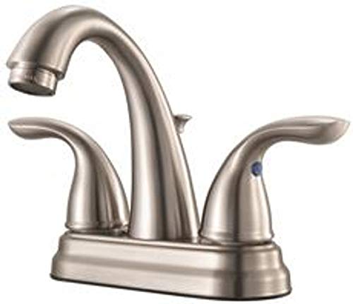 Pfister LG148700K Pfirst Series 2-Handle 4 Inch Centerset Bathroom Faucet in Brushed Nickel, Water-Efficient Model - color: Brushed Nickel