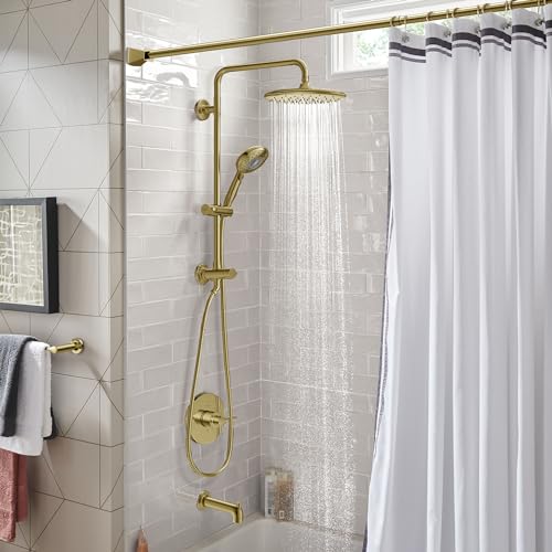 American Standard 24" Spectra Versa Shower System, Rain Head, Brushed Gold - color: Brushed Gold