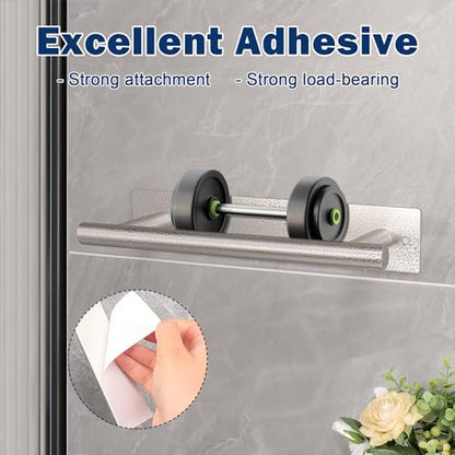 NearMoon Self Adhesive Hand Towel Holder/Towel Ring, Stainless Steel Hand Towel Bar Rustproof Stick on Wall-Towel Rack for Bathroom/Kitchen, Sticky and Wall Mounted (1, Brushed Nickel) - color: Brushed Nickel