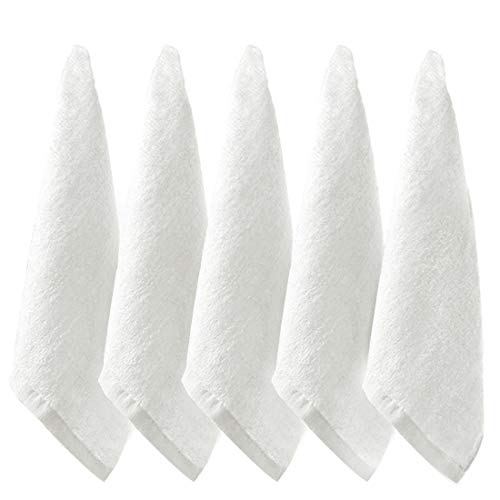 Foraineam 15 Pack 10 x 10 inch Facial Washcloths Ultra Soft Bath Towels Face Cloths