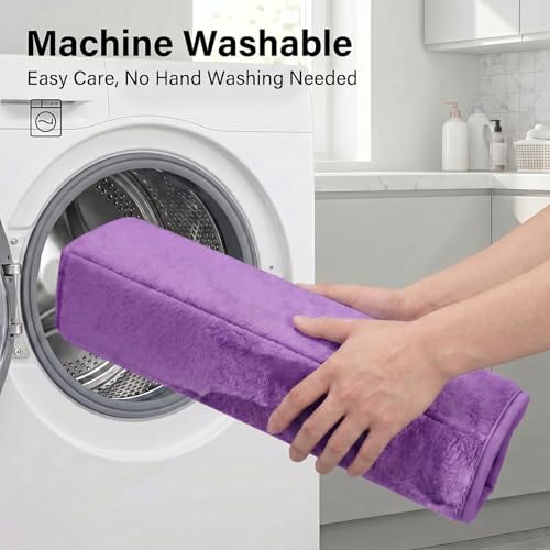 Memory Foam Bathroom Rugs Sets 2 Piece - color: Purple
