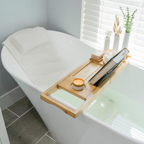 Bathtub Tray and Full Body Bath Pillow Set - Foldable Bath Tray for Tub and Full Body Bath Cushion for Ultimate Relaxation - Perfect Self Care Gift, Bath Accessories for Women, Spa Gifts for Women. - style: Foldable Bath Tray and Full Body Bath Pillow Set
