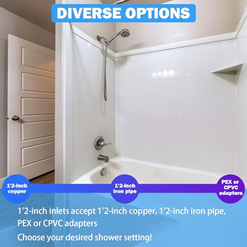 R10000-UNBXHF MultiChoice Tub and Shower Rough-In Valve Body, High Flow | Compatible with Single- and Dual-Function Delta Tub and Shower Trim Kits; High-Flow Design Replaces R10000-UNBXHF - style: R10000-UNBXHF