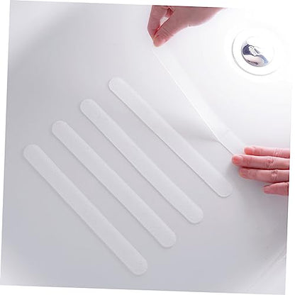 Alipis 40pcs Nonslip Shower Strips Skid Tape Strip Safety Shower Tread Stickers Non Skid Bath Tub Tape for Home Safety