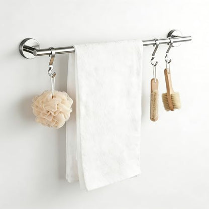 SEIDO 36 Inch Brushed Nickel Towel Bar for Bathroom Wall - SUS 304 Stainless Steel Kitchen Towel Holder Wall Mounted Towel Rack Rod with 33" Hanging Length Easy to Install Durable Heavy Duty - color: Brushed Nickel, size: 36 Inch
