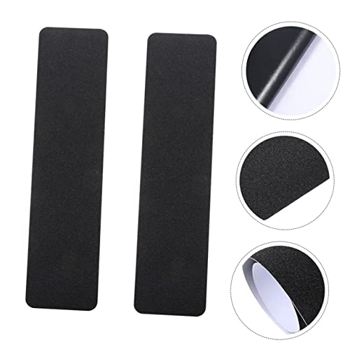2pcs Non-Slip PVC Stair Tapes Anti-Skid Shower Stickers for Bathroom Safety Sturdy Waterproof Floor Non-Slip Strips for Steps and Bathtubs