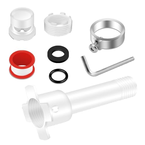 JoJoias Tub Spout Adapter Kit,Universal Fits 1/2'' Copper Pipe, 1/2'' IPS and 3/4'' IPS Includes 4 in 1 Tub Spout Diverter Repair Kit with Assembly Tool