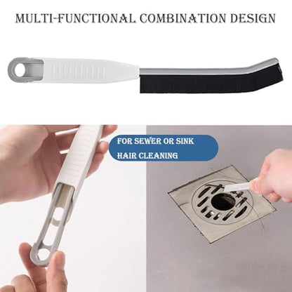 9 Pcs Hard Bristle Crevice Cleaning Brushes for Household Use | Gap Cleaning Brush Multifunctional Small Corner Cleaning Brush Set Tool for Groove Window Tracks Bathroom Kitchen