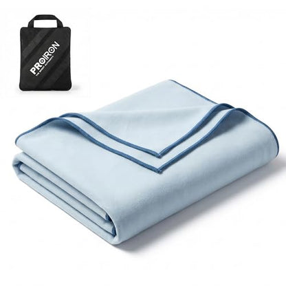 PROIRON Microfiber Towel,Quick Dry & Super Absorbent Towel,Travel & Gym & Camping Towel Lightweight for Swimming,Beach,Gym-32 x16“ - color: Blue