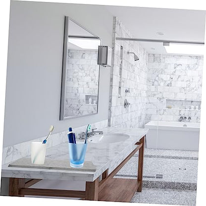 Water Absorbent Diatomite Mat for Quick Drying Sink Countertop Use for Bathroom Accessories