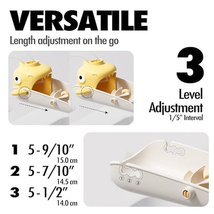 2 Pack Faucet Extender for Toddlers Universal Sink Extension with Water Wheel to Kids Fun Hand Washing Yellow - color: Yellow