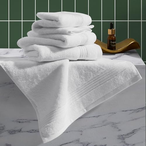 Ted Baker 4-Pack Cotton Washcloth Set Soft, Highly Absorbent 13x13, White - color: White, size: Washcloth Set - 4 Piece
