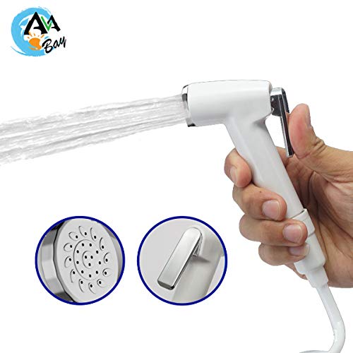 White Sprayer Head-Bidet Spray - Cloth Diaper Shattaf - Pet Wash - style: Standard