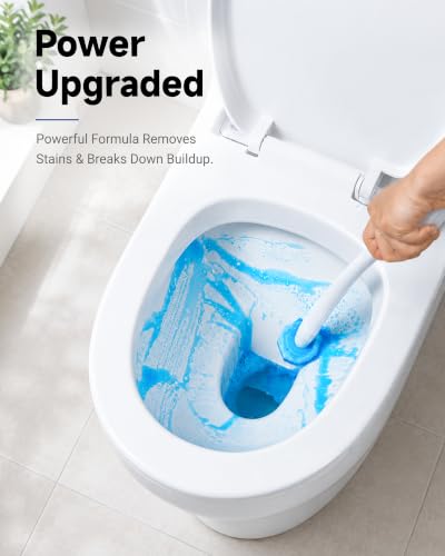 50 Count Toilet Wand Refills Compatible with Clorox Toilet Wand | 3-Layer Toilet Bowl Cleaners & High-Density Toilet Scrubber Refills - No Falling Apart, Instant Foam for Bathroom Cleaning - size: 1 Count (Pack of 50)