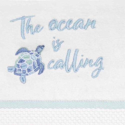 Avanti Linens - Hand Towel, Soft & Absorbent Bathroom Essentials, Sealife Home Decor (Ocean Friends Collection) - size: Hand Towel