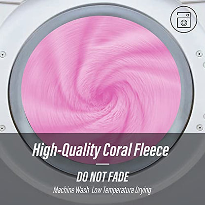 MOONQUEEN Ultra Soft Microfiber Coral Velvet Towel Set - Quick Drying - 2 Bath Towels, 2 Hand Towels, 2 Washcloths - Frozen Berry, 6 Pcs - color: Frozen Berry