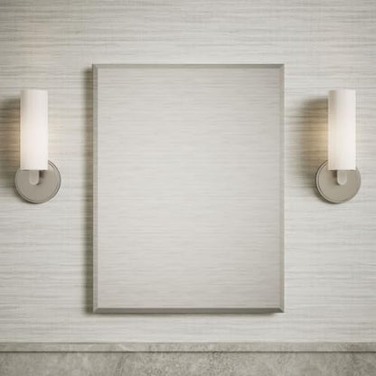 Kohler Frameless Bathroom Mirror Medicine Cabinet, 20 in x 26 in - size: 20 in. x 26 in., style: Beveled Edge