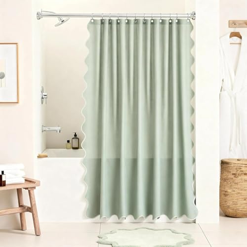 Silver Shower Curtain Rod Adjustable 30-90 Inch, 7/8"Diameter 304 Stainless Steel Never Rust Non Slip Heavy Duty Tension Rod, No-Drill Spring Curtain Rod for Bathroom Kitchen - color: Silver, size: 30-90 Inch