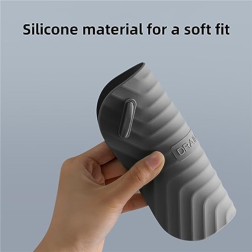 MAOYONG Shower Drain Cover Tub Stopper - Square Silicone Floor Drain Cover for Bathroom, Bathtub Stopper Drain Plug Cover, Kitchen Sink Drain Stopper 5.9 Inch Grey 1PCS - color: Gray
