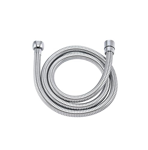 39Inches 304 Stainless Steel Shower Hose Extra Long Chorme | High pressure Bidet Hose,Flexible Showerhead Hose Replacement,Used In RV,Showerhead,Sprayer,Bidet,Pet Cleaning,Faucet,Bathtub - color: Chrome, size: 39 Inches