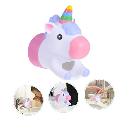 MERRYHAPY Unicorn Faucet Extender for Kids Toddler Faucet Extender Sink Spout for Kids Unicorn Hand Washing Water Guide Fits Most Bathroom Faucets 5.51 X 5.11 X 2.75 in