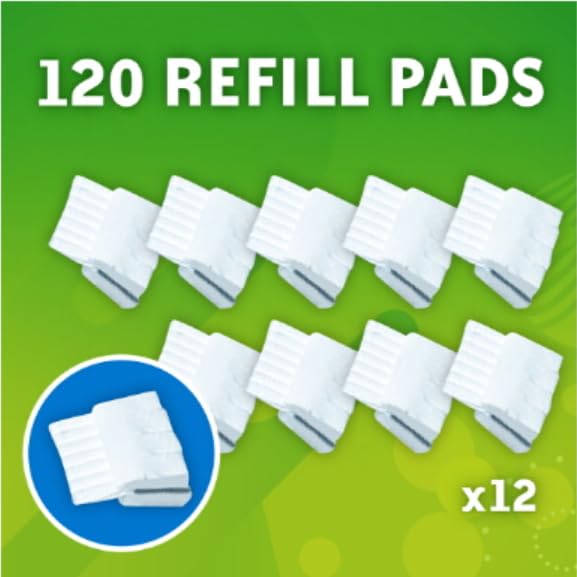 Scrubbing Bubbles Flushable Toilet Bowl Wand Cleaner Refills, Fresh Brush Cleaner Toilet Refill Pads, Removes Limescale & Odors, Citrus Scent, 10 Count (Pack of 12) - size: 10 Count (Pack of 12), style: Refill