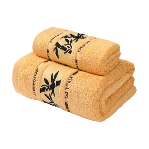 Quick Dry Bamboo Fiber Bath Sheets Soft Absorbent Thick Bath Sheets Washable Quick Drying Large Bath Towel 55.1x27.5in Lightweight - color: Brown