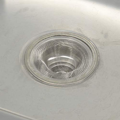 Danco Lavatory Sink Mesh Strainer, 2 in, Stainless Steel (88820) - size: 2-1/2-Inch, style: Bathroom Sink Strainer (1 Pack)