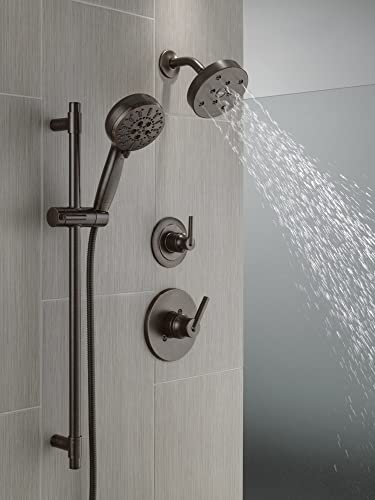Delta Faucet ProClean Oil Rubbed Bronze Hand Shower with Slide Bar, Handheld Shower with High Pressure Spray, Shower System with Handheld, Venetian Bronze 51584-RB - color: Venetian Bronze