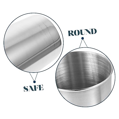 Stainless Steel Water Cup 180ml Bathroom Tumbler for Beverages Silver Leakproof Design for Home and Travel - size: 8.50X6.00X6.00CM