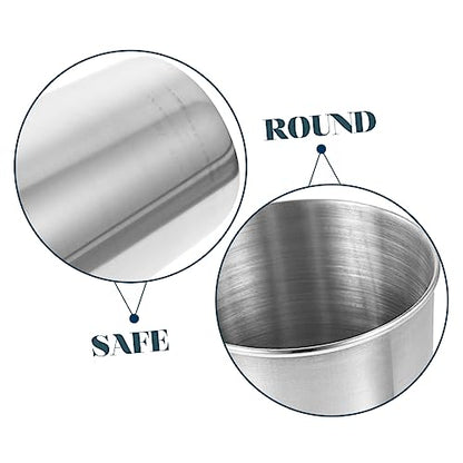 Stainless Steel Water Cup 180ml Bathroom Tumbler for Beverages Silver Leakproof Design for Home and Travel - size: 8.50X6.00X6.00CM