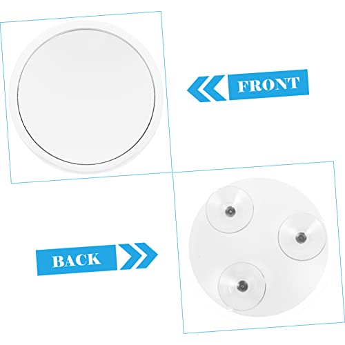 GALPADA Round Magnifying Mirror Lighted Makeup Mirror Suction Cup Vanity for Bathroom