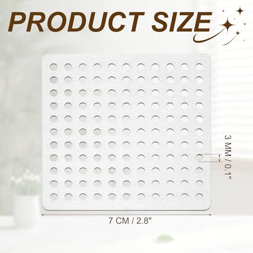 uxcell 1 Pcs Stainless Steel Floor Drain Cover, 2.8 Inches Shower Hair Catcher Drain Grate for Furniture Repair Bathroom Kitchen, Silver Tone(Square) - size: 2.8 Inches