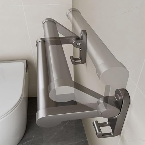 Folding Shower Grab Bars for Wall,Bathroom Safety Rails for Wall,Handicap Flip-Up Balance Support Handrails,Stainless Steel Assist Bath Handles for Elderly Seniors Disabled Pregnant(15.7in/40cm) - size: 15.7in/40cm