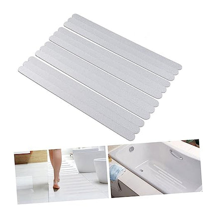 TIDTALEO 36pcs Non Slip Slip Strips for Bath Safety Transparent Shower Stickers Adhesive Bath Treads for Bathtubs Showers Stairs and Floors - size: 36 Pcs