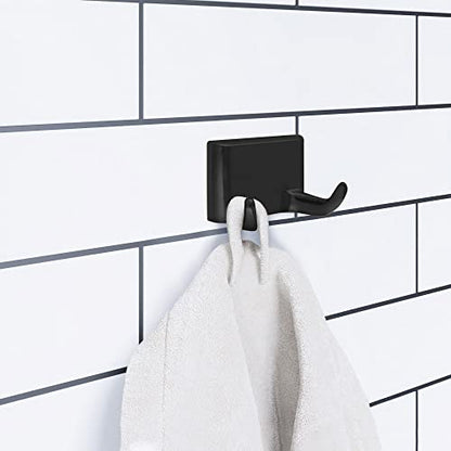Design House Millbridge Bathroom Robe Hook, Matte Black | Wall Mount, Classic, Zinc, Hardware, 544593 - color: Matte Black, size: Robe Hook