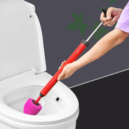 LuFOX High-Pressure Toilet Plunger Toilet Unclogger Tool for Bathroom Air Plunger Plumbing Snake for Toilet