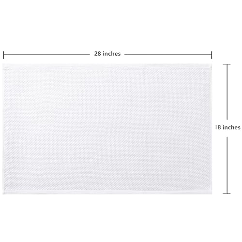joybest Cotton Kitchen Towels, 4-Pack Waffle Weave Ultra Soft Absorbent Dish Towels Quick Drying Dish Cloths, 18 in x 28 in, White - color: White, size: 18 in x 28 in