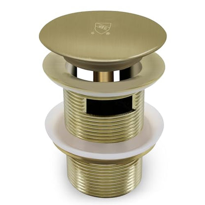 FerdY Pop-up Drain for Freestanding Bathtub, cUPC Certification, Freestanding Bathtub Drain Stopper, Brushed Gold - color: Brushed Gold