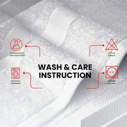 Infinitee Xclusives – Luxury Bath Sheets Towels – 1 Pack 600 GSM (35X70 Inches) – 100% Ring Spun Cotton Large Bath Towels for Bathroom (Brilliant White, Bath Sheets - Pack 1) - color: Brilliant White, size: Bath Sheet - 1 Pack