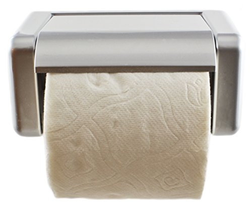 Zoie + Chloe Easy-Snap Toilet Paper Holder - Load and Unload with One Hand - color: Chrome