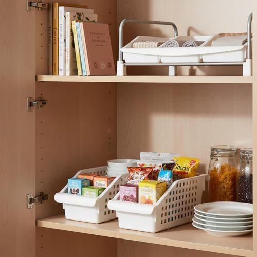 Adjustable Telescopic Cabinet Shelf, Tool-Free Under Sink Organizer Rack, Carbon Steel and PP Plastic Storage Solution for Kitchen and Bathroom - size: 9.84 x 4.72 x 4.13 in
