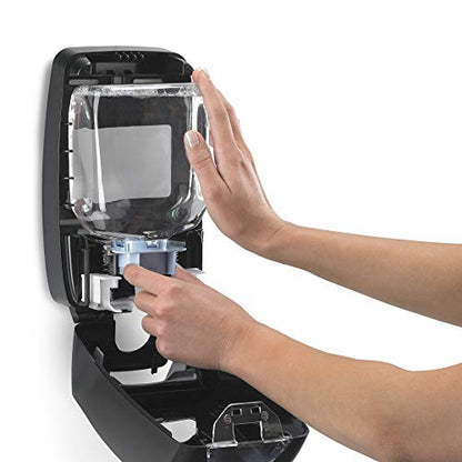 GOJO FMX-12 Push-Style Foam Soap Dispenser, Black, 1250 mL - 5155-06 - size: 1 Count (Pack of 1)