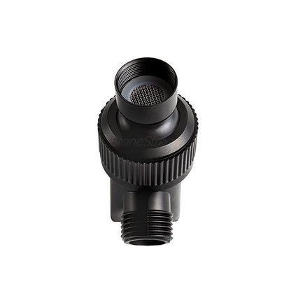 Original StoneStream Adjustable Wall Shower Adapter and Holder for Handheld Showerheads - Matte Black - color: Black